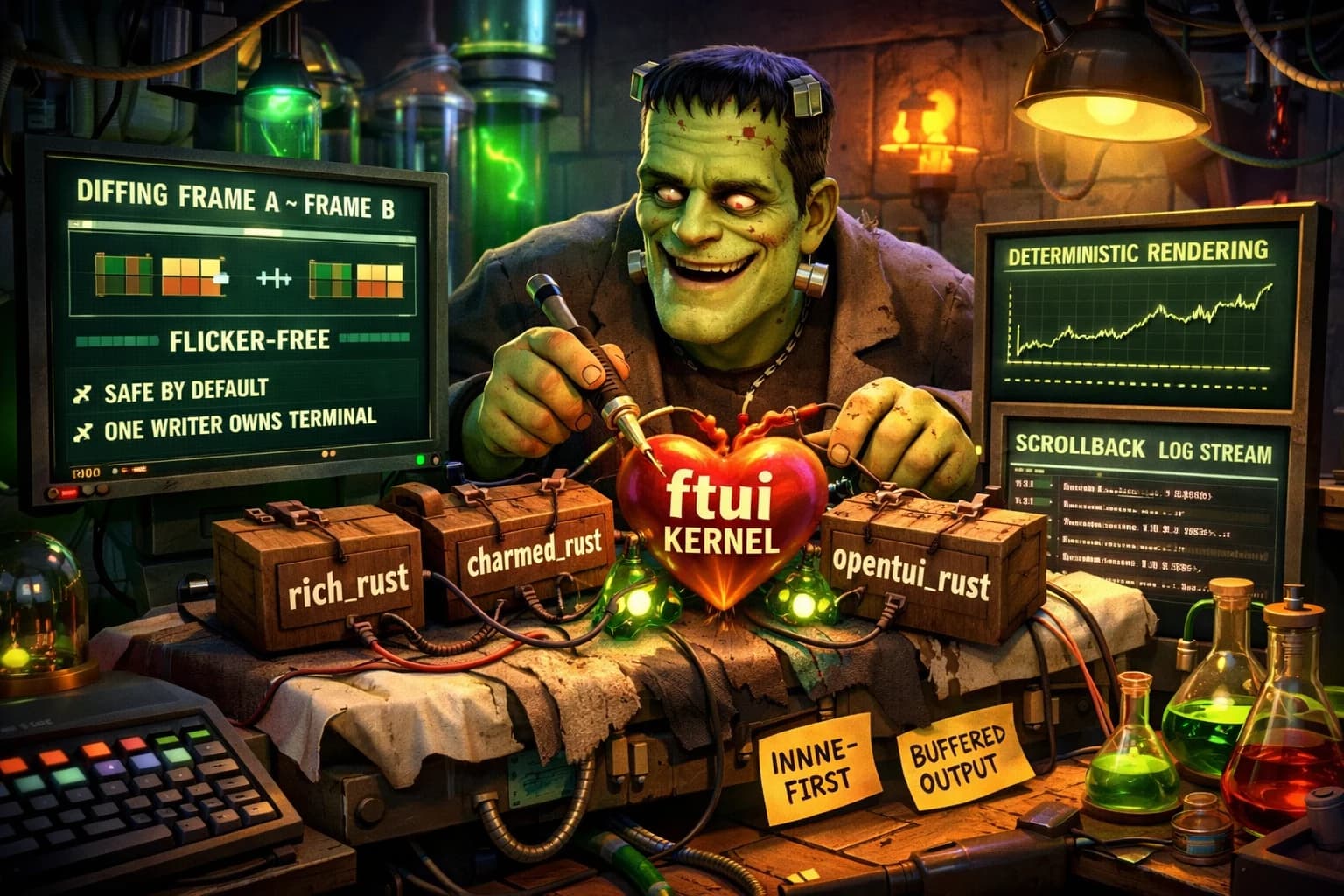 FrankenTUI Origin